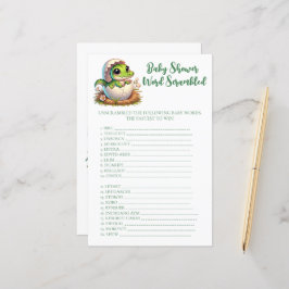 Cute Kawaii Alligator Hatching Ord Scramble Game