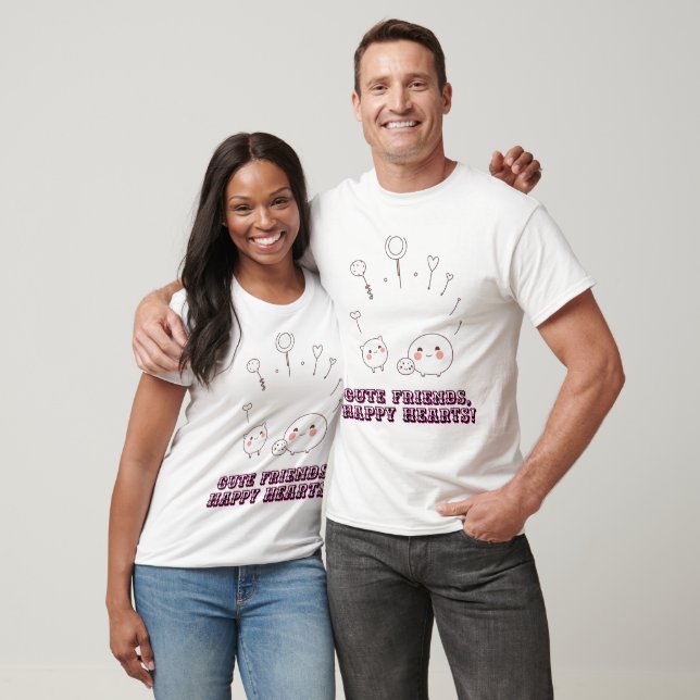 Cute Kawaii Animal Friends T Shirt (Unisex)