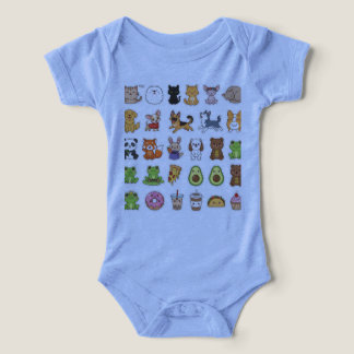 Cute Kawaii Animal Sticker Sheet – Adorable Pets & T Shirt