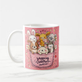 Cute Kawaii Animal Watercolor Illustration Kaffemugg