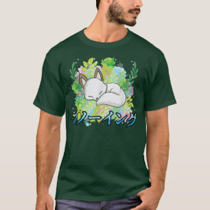 Cute Kawaii Anime Winter FoSnowJapansk estetik T Shirt
