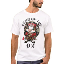 Cute Kawaii Asian Chinese Ox Zodiac Lunar År