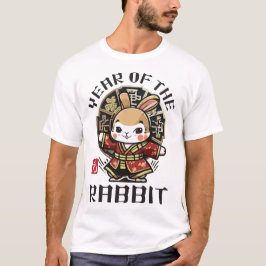 Cute Kawaii Asian kinesisk Rabbit Zodiac Lunar År T Shirt