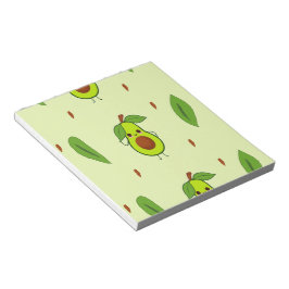 Cute kawaii avocado anteckningsblock