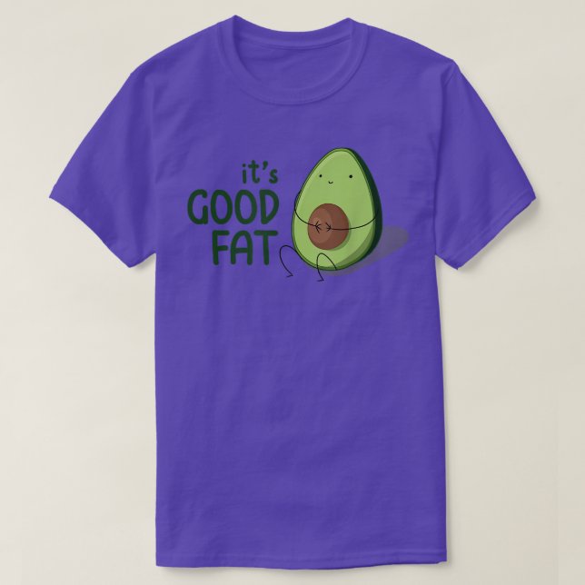 Cute Kawaii Avocado Bra Tjock T Shirt (Design framsida)