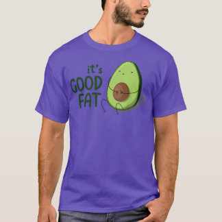 Cute Kawaii Avocado Bra Tjock T Shirt