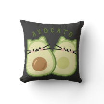 Cute Kawaii Avocado Cat Mashup