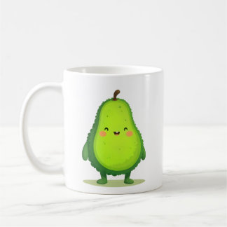 Cute Kawaii Avocado Character Kaffemugg