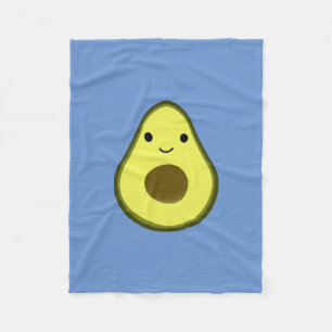 Cute Kawaii Avocado Fleecefilt