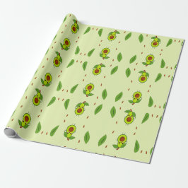 Cute kawaii avocado presentpapper