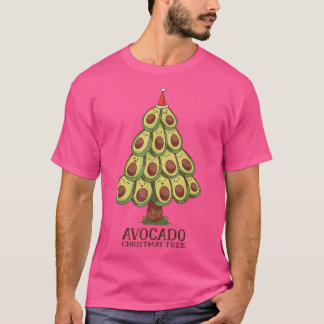 Cute Kawaii Avocado Träd Julgran Avocado T Shirt