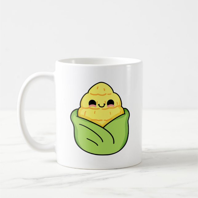 Cute Kawaii Baby Maj Kaffemugg (Vänster)