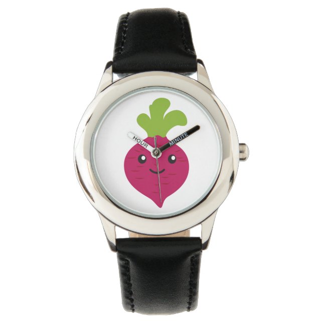 Cute Kawaii Beet Armbandsur (Framsida)