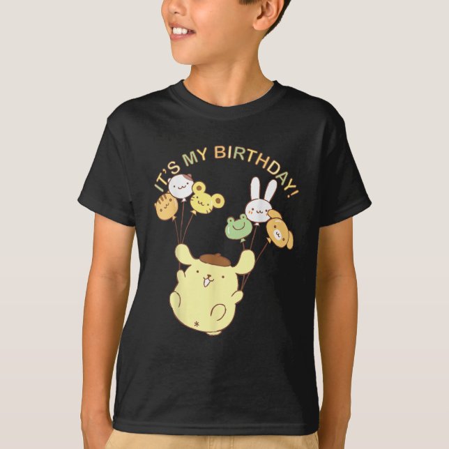 Cute Kawaii Birthday Shirt | Animaliskt ballong Te T Shirt (Framsida)