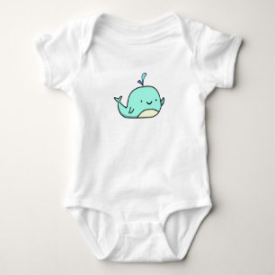 Cute Kawaii Blue Whale T Shirt