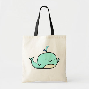 Cute Kawaii Blue Whale Tygkasse