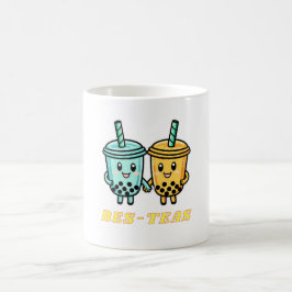 Cute Kawaii Boba Bubble Tea Kaffemugg