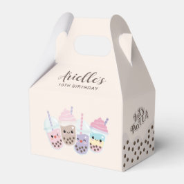 Cute Kawaii Boba Bubble Tea Presentaskar