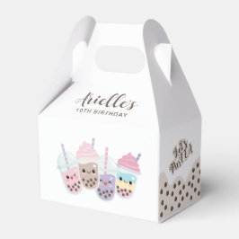 Cute Kawaii Boba Bubble Tea Presentaskar