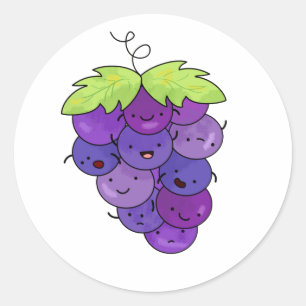 Cute Kawaii Bunch of Graphics Runt Klistermärke