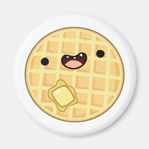 Cute Kawaii Butter Waffle Magnet