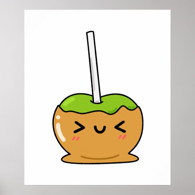 Cute Kawaii Candy Apple Poster (Framsidan)