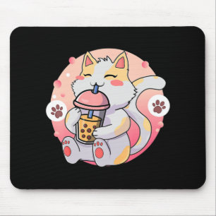 Cute Kawaii Cat Boba Tea Anime Kitten Gift Kids Gi Musmatta