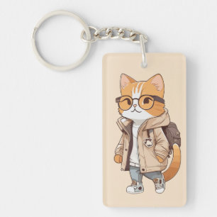 Cute Kawaii Cat in Snyggt Outfit