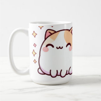 Cute kawaii cat kaffemugg