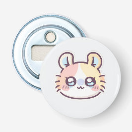 Cute Kawaii Cat Pin – Adorable Kitty Button Badge Flasköppnare