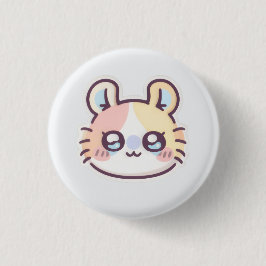 Cute Kawaii Cat Pin – Adorable Kitty Button Badge Knapp