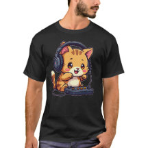 Cute Kawaii Cat spelar videospel - Gam som är bra