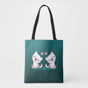 CUTE KAWAII CAT TYGKASSE