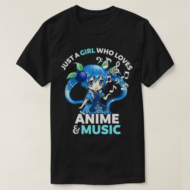 Cute Kawaii Chibi Bara en flicka som Kärlek Anime  T Shirt (Design framsida)