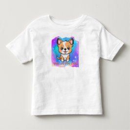 Cute Kawaii China Zodiac År Hund | T Shirt
