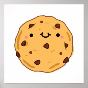 Cute Kawaii Cookie Poster