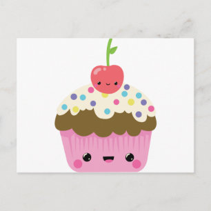 Cute Kawaii Cupcoa Vykort