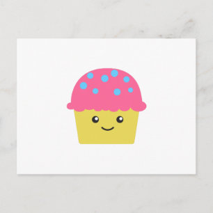Cute Kawaii Cupcoa Vykort