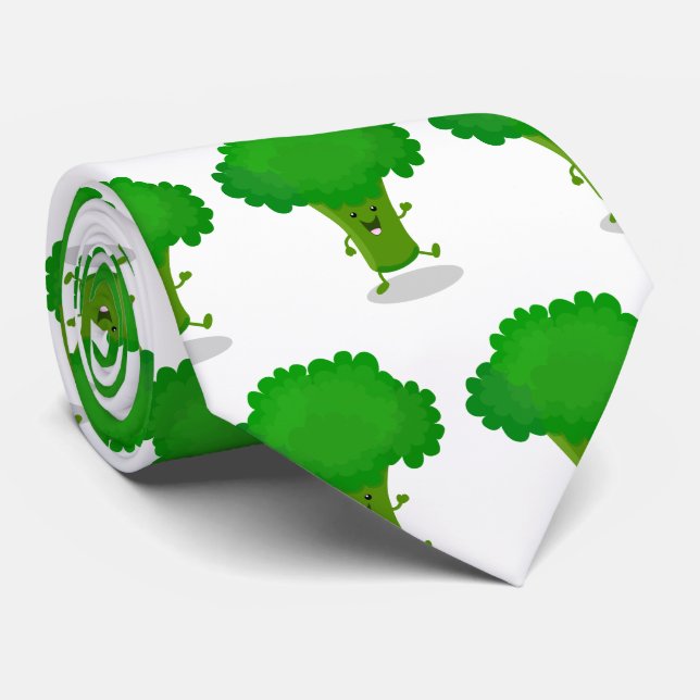 Cute kawaii danbroccoli tecknad illustration slips (Rullad)