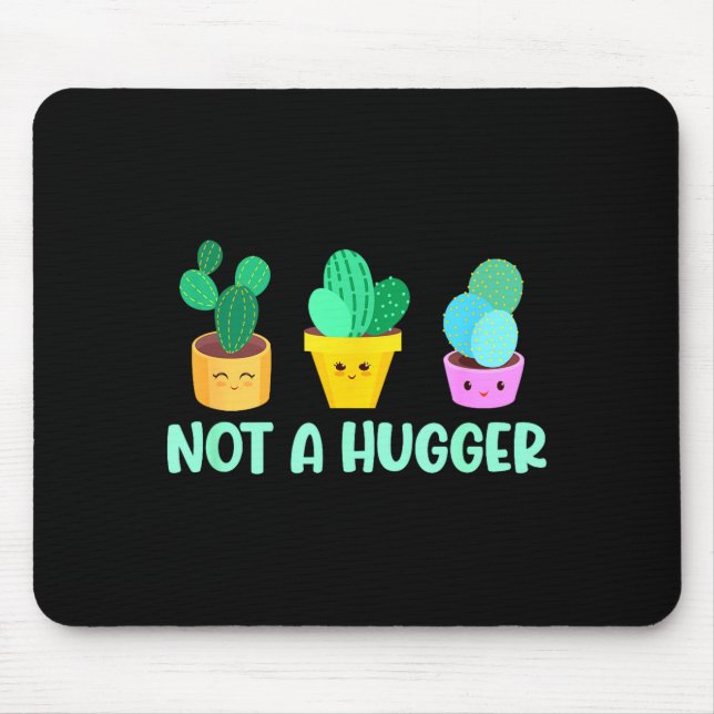 Cute Kawaii Do Not Hug I'm Not A Hugger Cactus  Musmatta (Framsidan)