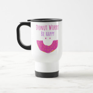 Cute Kawaii Donut Worry be Lycklig Donut Resemugg