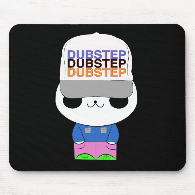 Cute kawaii doustep panda mousserande musmatta (Framsidan)