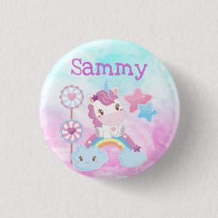 Cute Kawaii Dreamy Unicorn Rainbow Cloud Knapp
