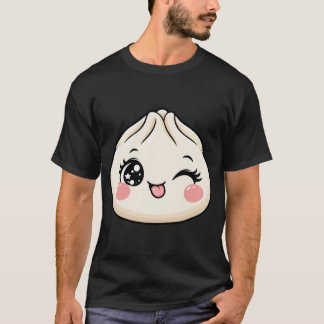 Cute Kawaii Dumpling Face Halloween Costume T Shirt