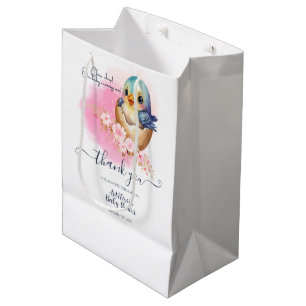 Cute Kawaii Egg Bird Elegant Blommigt Baby Shower