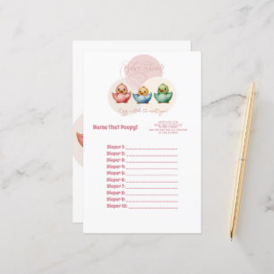 Cute Kawaii Egg Birds Pastel Färgad Poopy Game