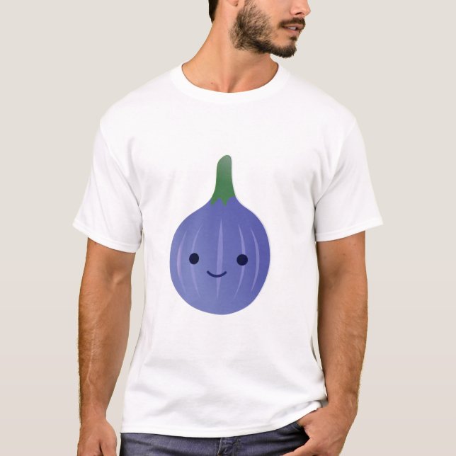 Cute Kawaii Fig T Shirt (Framsida)