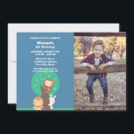 Cute Kawaii Forest Animals Kids Boy Birthday Photo Inbjudningar<br><div class="desc">Cute Kawaii Forest Animals Kids Boy Birthday Photo Investigation</div>