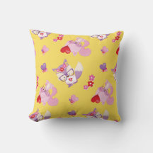 Cute Kawaii Fox Boho Valentine Foxes Gult