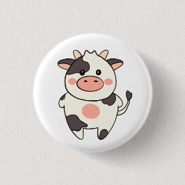 Cute Kawaii Friendly Cow Knapp